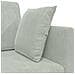 Divano Letto a Terra 2-in-1 Grigio Chiaro 213x144x60 cm Velluto - Foto miniatura 8
