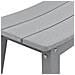 Set Bar da Giardino  3 Pezzi Grigio Chiaro HDPE, Tavolo Bar  Grigio Chiaro 55x55x107 cm HDPE, Sgabelli Bar  2 pz Grigio Chiaro HDPE - Foto miniatura 9
