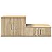 Armadio da Stoccaggio  Rovere Sonoma 103x41x40 cm in Legno - Foto miniatura 7