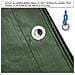 Telone Verde Resistente 4x5m Filtro Uv Copertura Impermeabile 100g/m² - Foto miniatura 3