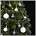 Albero Natale Incernierato con 300 LED e Palline 300 cm - Foto miniatura 3