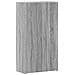 Schedario Grigio Sonoma 60x32x115 cm in Legno Multistrato - Foto miniatura 1
