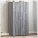 Schedario Grigio Sonoma 60x32x115 cm in Legno Multistrato - Foto miniatura 2