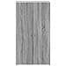 Schedario Grigio Sonoma 60x32x115 cm in Legno Multistrato - Foto miniatura 4