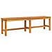 Set da Pranzo per Giardino 6 pcs Marrone 150 x 90 x 74 cm - Foto miniatura 6
