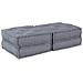 Cuscino 2 pcs Grigio 70 x 70 x 36 cm Poliestere - Foto miniatura 1