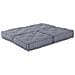Cuscino 2 pcs Grigio 70 x 70 x 36 cm Poliestere - Foto miniatura 4