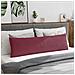 Cuscini da Divano 2 pcs Rosso Vino 145 x 40 cm Tessuto - Foto miniatura 4
