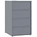 Copribidone con Ruote Bidone Singolo Grigio 69x79x117cm Acciaio - Foto miniatura 6
