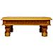 Tavolino In Legno Dipinto A Mano 38x38x14h - Foto miniatura 2