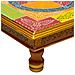 Tavolino In Legno Dipinto A Mano 38x38x14h - Foto miniatura 6