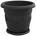 Vasi per Piante 24 pcs Nero Ø 26 x 21.5 cm Plastica - Foto miniatura 5