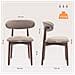 Set Da 4 Sedie Da Pranzo, Robuste Ed Eleganti, In Stile Minimalista Scandinavo, Ideali Per Sala Da Pranzo E Cucina - Color Cammello - Foto miniatura 2