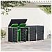 Stoccaggio contenitore a ruote Antracite 276 x 77,5 x 112,5 cm - Foto miniatura 4