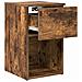 Armadietto per letto Rovere Fumo 29 x 31,5 x 49 cm - Foto miniatura 4