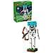 Minecraft 21594 Scheletro, Action Figure Giocattolo di Mob con Elmo di Diamante, Arco e Frecce, Base in Erba, Regalo 10+ - Foto miniatura 3