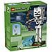 Minecraft 21594 Scheletro, Action Figure Giocattolo di Mob con Elmo di Diamante, Arco e Frecce, Base in Erba, Regalo 10+ - Foto miniatura 4