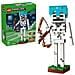 Minecraft 21594 Scheletro, Action Figure Giocattolo di Mob con Elmo di Diamante, Arco e Frecce, Base in Erba, Regalo 10+ - Foto miniatura 16
