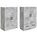 Set di armadi 2 pcs Legno ingegnerizzato - Foto miniatura 3