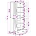 Set di armadi 2 pcs Legno ingegnerizzato - Foto miniatura 8