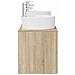 Set di Armadi da Bagno 3 pz Rovere Sonoma 62,5 x 44,5 x 50 cm - Foto miniatura 8