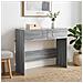 Consolle Sonoma grigio 96,5 x 38 x 75 cm Legno multistrato - Foto miniatura 2