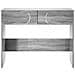 Consolle Sonoma grigio 96,5 x 38 x 75 cm Legno multistrato - Foto miniatura 4
