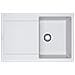 Lavello MRG611WH 1 Vasca Gocciolatoio Reversibile Dimensioni 78 x 50 cm Colore Bianco Serie Maris - Foto miniatura 4