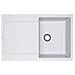Lavello MRG611WH 1 Vasca Gocciolatoio Reversibile Dimensioni 78 x 50 cm Colore Bianco Serie Maris - Foto miniatura 1