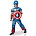Costume Da Capitan America Per Bimbo Versione Lusso 7 A 8 Anni - Foto miniatura 1