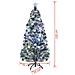 Albero di Natale Preilluminato con Supporto 150 cm Fibra Ottica - Foto miniatura 7