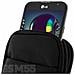 Custodia Smartphone Cintura Universale Doppia Tasca Nylon Spesso Nero - Foto miniatura 3