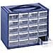 Monoblocco Porta Minuteria Con 20 Cassetti Trasparenti E 20 Divisori - Modello Espace 20 - Blu - Foto miniatura 1