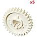 5xlower Roller Gear 29t 2420.2430,1160,1320#ru5-0331-000 - Foto miniatura 1