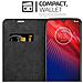 Custodia Compatibile Con Motorola Moto Z4 In Rosso Mela - Coperchio Protettiva Con Chiusura Magnetica, Funzione Stand E Tasca Per Le Carte - Foto miniatura 2