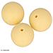 Perlina Di Silicone Tonda X 3 - 15 Mm - Giallo - Foto miniatura 1