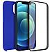 Cover Iphone 12 / 12 Pro Silicone Fronte Retro Ricopre Lo Schermo Blu - Foto miniatura 1