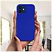 Cover Iphone 12 / 12 Pro Silicone Fronte Retro Ricopre Lo Schermo Blu - Foto miniatura 3