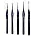 Particolare Pennello Set 5pcs Spazzole Miniatura Per Fine Dettaglianti Pittura Arte - Acrilico Acquerello Olio -. Miniature Modelli Aeroplano Kit Nail (golden Maple Series)  - Foto miniatura 1