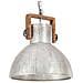 Lampada A Sospensione Industriale 25 W Argento Rotonda 40cm E27 - Foto miniatura 2