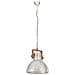 Lampada A Sospensione Industriale 25 W Argento Rotonda 40cm E27 - Foto miniatura 5
