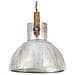 Lampada A Sospensione Industriale 25 W Argento Rotonda 40cm E27 - Foto miniatura 8