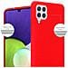 Custodia Compatibile Con Samsung Galaxy A22 4g / M22 / M32 4g In Frost Rosso - Coperchio Protettivo In Silicone Tpu Flessibile - Foto miniatura 3