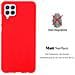 Custodia Compatibile Con Samsung Galaxy A22 4g / M22 / M32 4g In Frost Rosso - Coperchio Protettivo In Silicone Tpu Flessibile - Foto miniatura 4