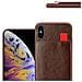 Cadorabo Custodia Compatibile Con Apple Iphone Xs Max In Marrone Rovere - Coperchio Protettivo In Silicone Tpu E Copertura In Finta Pelle, Con Scomparto E Slot Per Carte Di Credito Estraibili - Foto miniatura 5