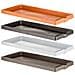 Sottovaso Per Fioriera Rettangolare Cm 94 X 36 X 5,5 - Antracite - Foto miniatura 1