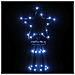 Albero di Natale a Cono Blu 310 LED 100x300 cm - Foto miniatura 7