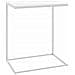Tavolino da Salotto Bianco 55x35x66 cm in Legno Multistrato - Foto miniatura 1