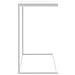 Tavolino da Salotto Bianco 55x35x66 cm in Legno Multistrato - Foto miniatura 3