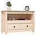 Mobile Porta Tv 79x35x52 Cm In Legno Massello Di Pino - Foto miniatura 6